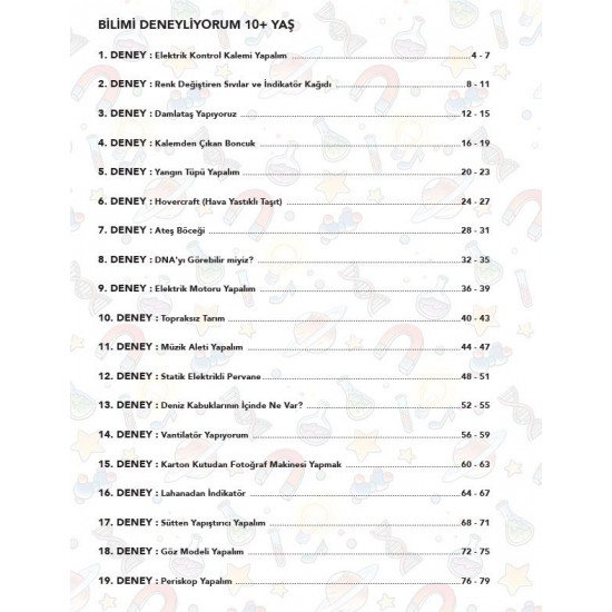 10+ Yaş | Bilimi Deneyliyorum Deney Seti