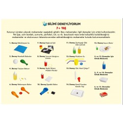 7+ Yaş | Bilimi Deneyliyorum Deney Seti