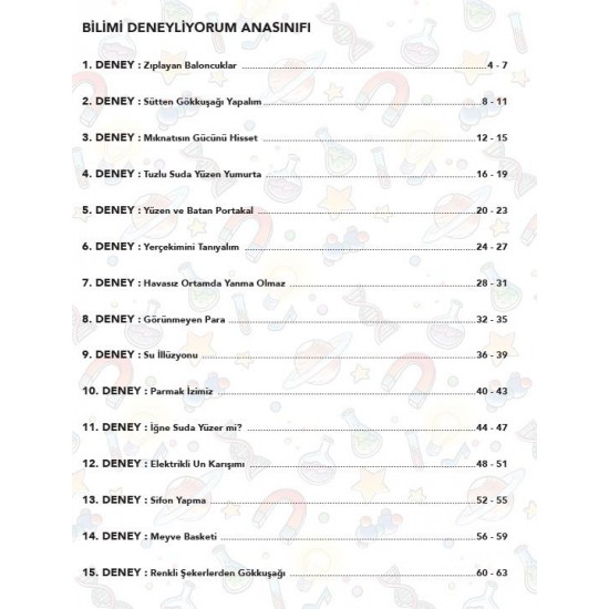 Anasınıfı | Bilimi Deneyliyorum Deney Seti