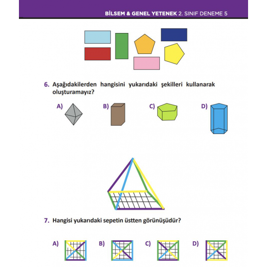 2. Sınıf | BİLSEM Hazırlık Denemeleri 2. Sınıf | BİLSEM Hazırlık Denemeleri