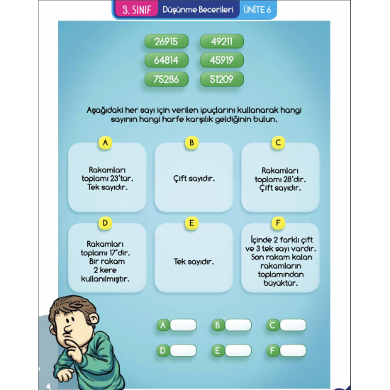 3. SINIF | Matematiksel Düşünme Kitabı (MDK)