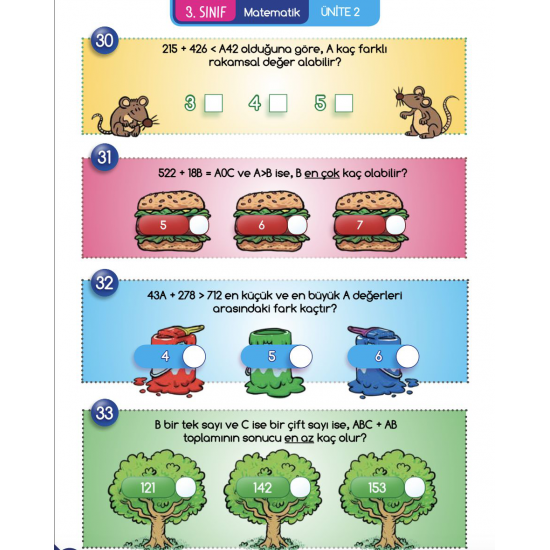 3. SINIF | Matematiksel Düşünme Kitabı (MDK)