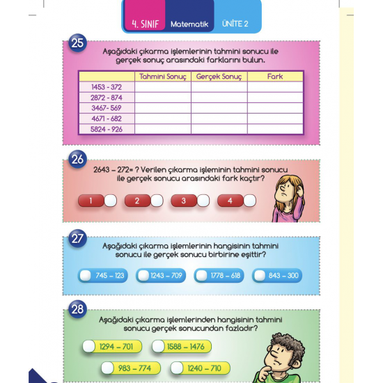 4. SINIF | Matematiksel Düşünme Kitabı (MDK)