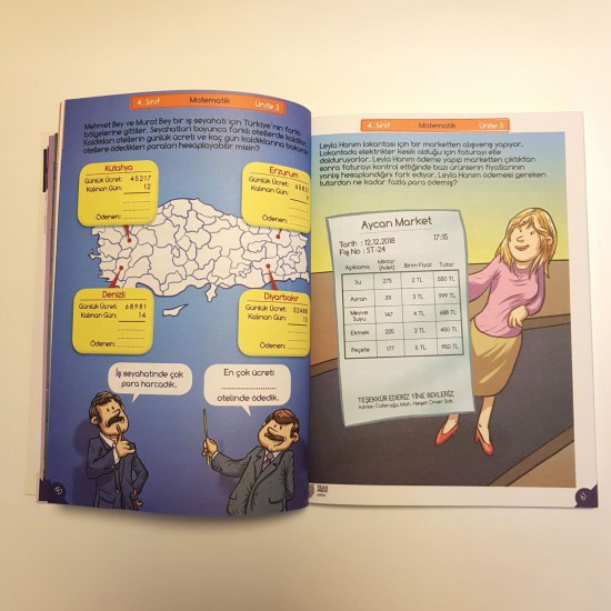 4. Sınıf | Senaryolu Matematik Kitabı 4. Sınıf | Senaryolu Matematik Kitabı